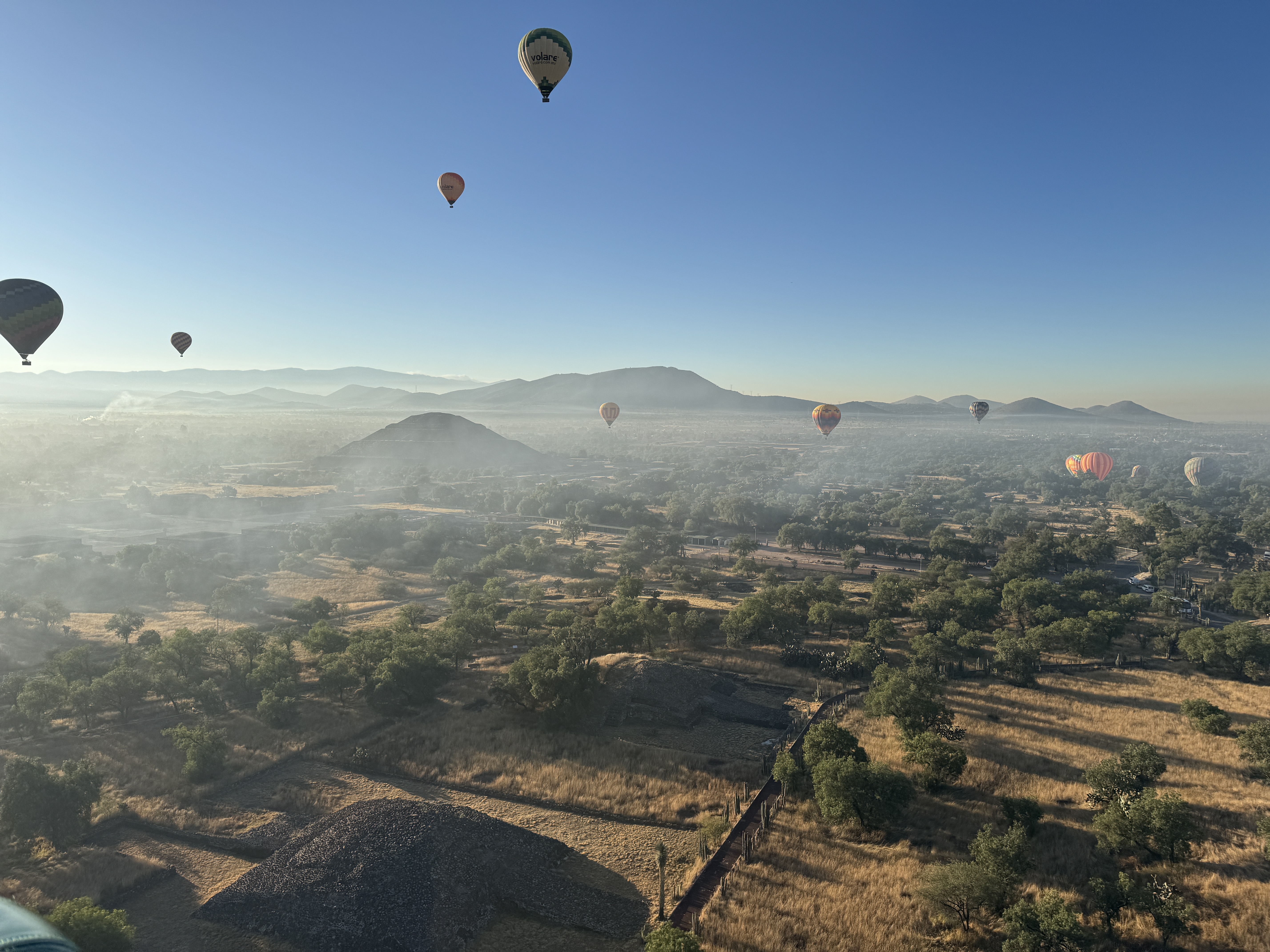 Vuelo en globo Teotihuacán